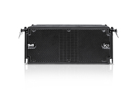 3-WAY ACTIVE LINE ARRAY MODULE WITH TWO 1" COMPRESSION DRIVER EXIT, ONE 6.5" MIDRANGE, ONE 8" WOOFER